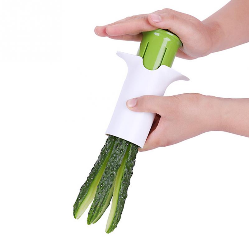 Vegetable Fruit Spiral Slicer Carrot Cucumber Grater Spiral Blade Cutter Salad Kitchen Tools Gadget