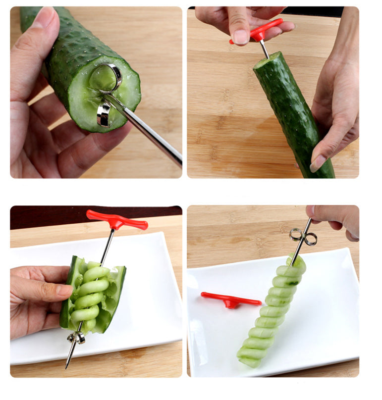 Manual Roller Spiral Slicer