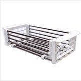 Stainless Steel Adjustable Telescopic Kitchen Over Sink Dish