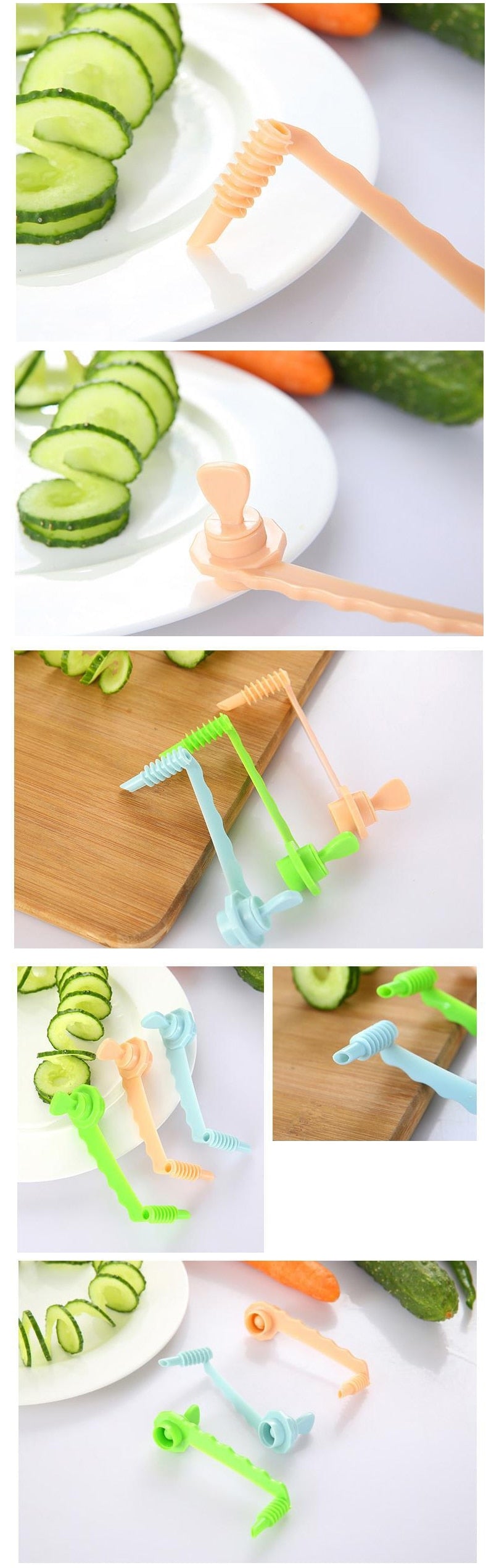 1Pcs Carrot Spiral Slicer