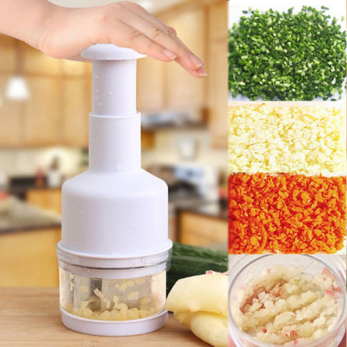 Semi-automatic Stainless Steel Kitchen Pressing Slicer Peeler Onion Chopper