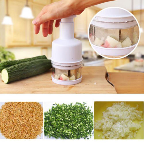 Semi-automatic Stainless Steel Kitchen Pressing Slicer Peeler Onion Chopper