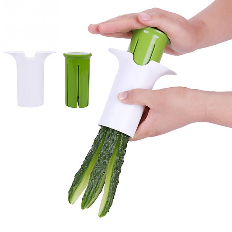  1PC Vegetable Slicer Funnel Model Shred Device Spiral Carrot  Salad Radish Cutter Grater Cooking Tool Kitchen Accessories Gadget: Home &  Kitchen