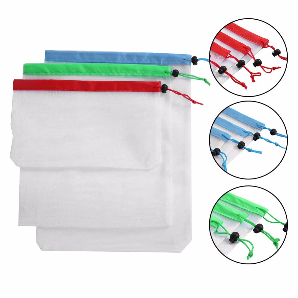 Washable Bags for Grocery Shopping Storage