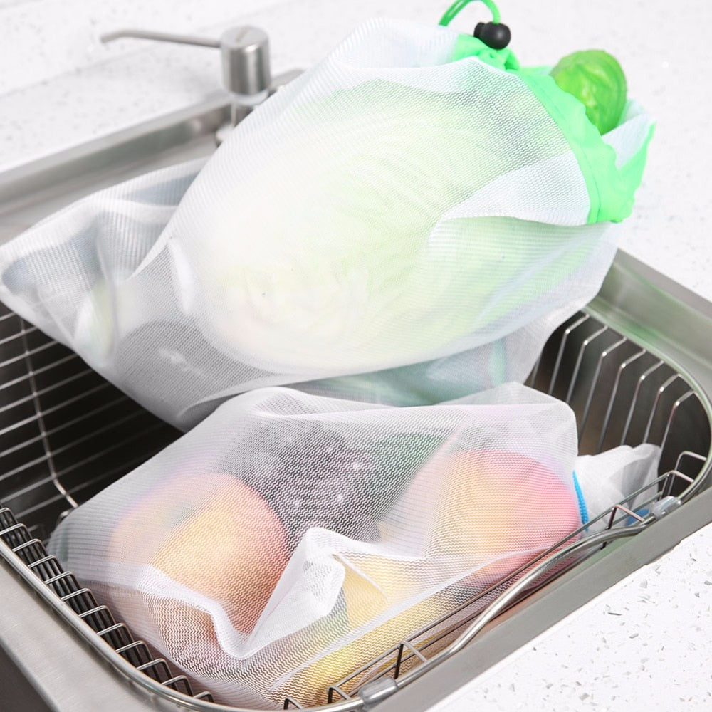 Washable Bags for Grocery Shopping Storage