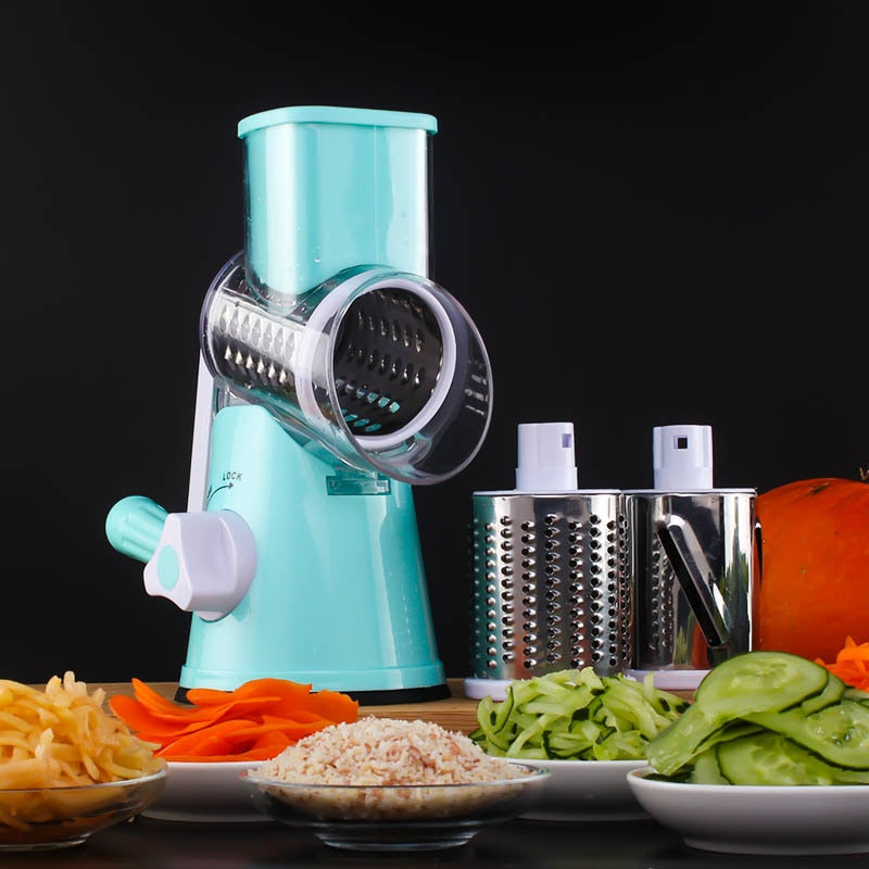 Multifunctional Manual Vegetable Spiral Slicer Chopper