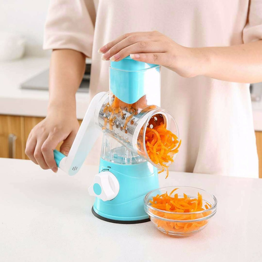 Multifunctional Manual Vegetable Spiral Slicer Chopper