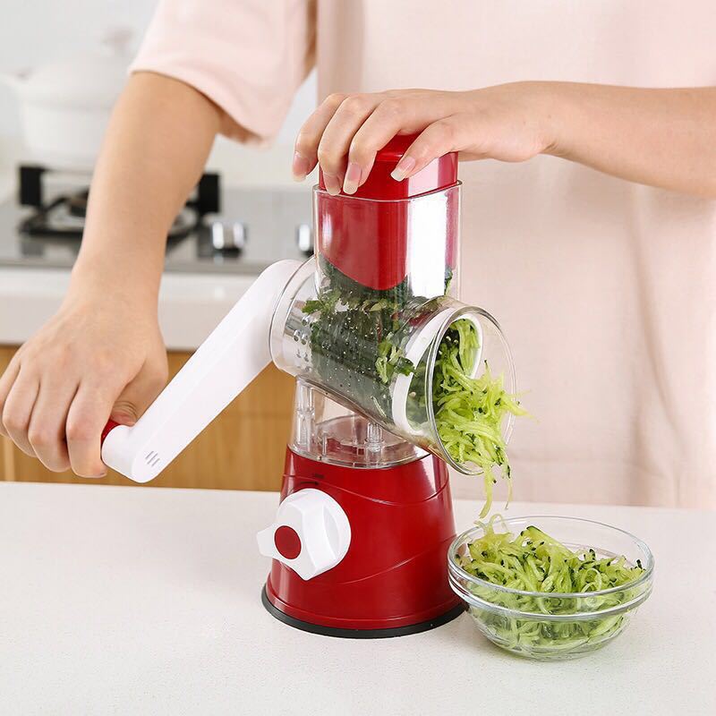 Multifunctional Manual Vegetable Spiral Slicer Chopper