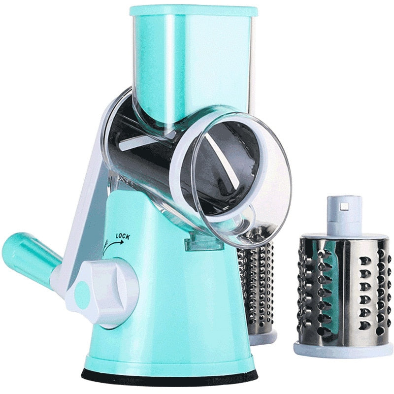 Multifunctional Manual Vegetable Spiral Slicer Chopper