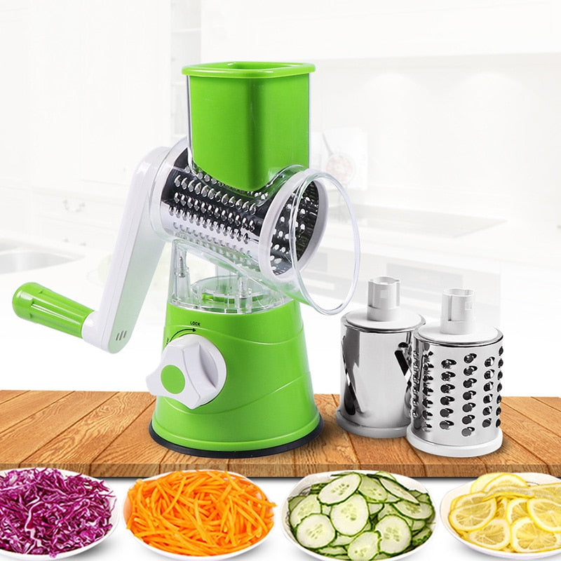 Multifunctional Stainless Steel Cheese Grater, Multifunctional Kitchen  Craft Gyratory Hand Crank Shredder Cheese Grater Vegetable Food Grater