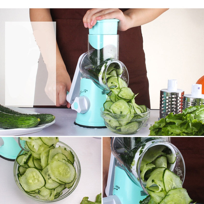 Kitchen Shredder Grater Multifunctional Roller Vegetable Cutter