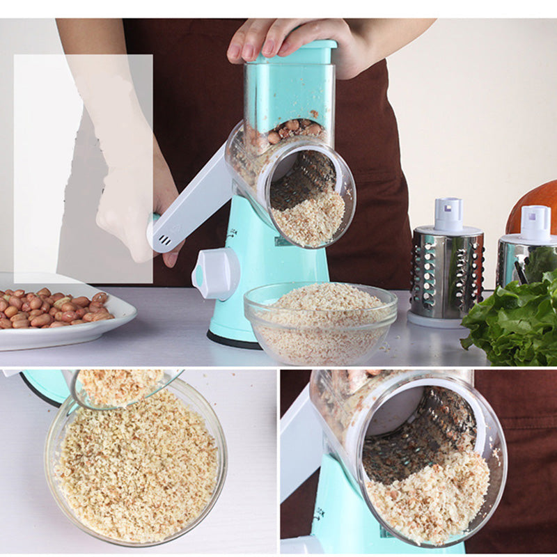 Multifunctional Drum-type Hand-operated Vegetable Cheese Shredder Devi –  Shop Kitchen Gadget