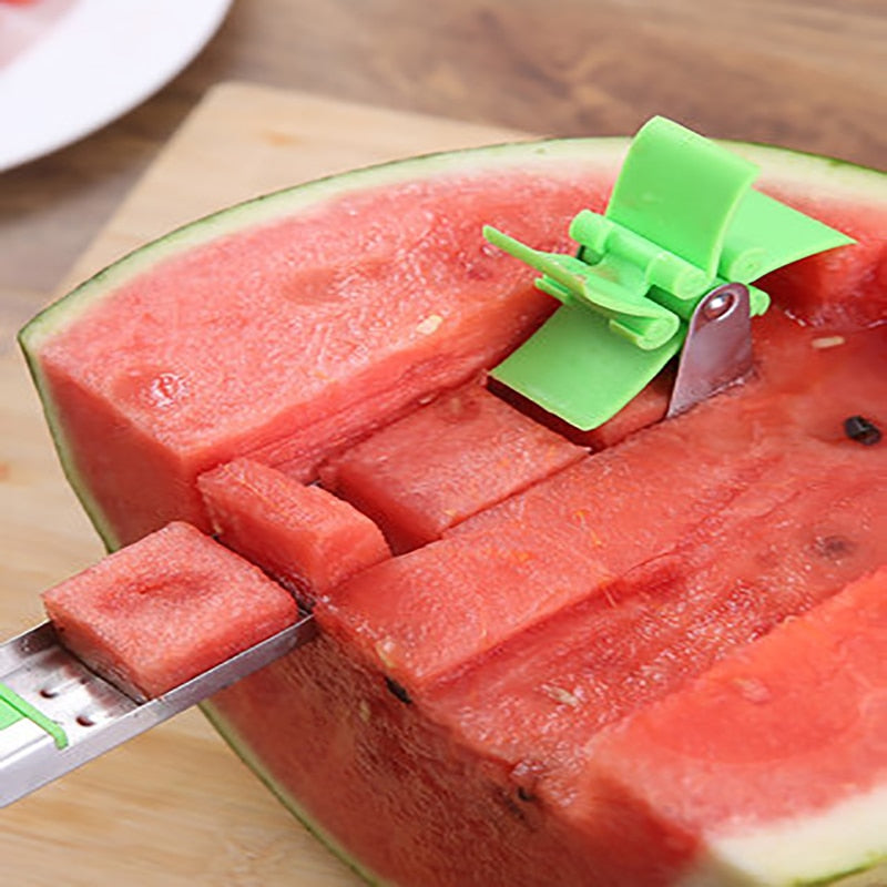 Watermelon Cutter Windmill Shape Plastic Slicer