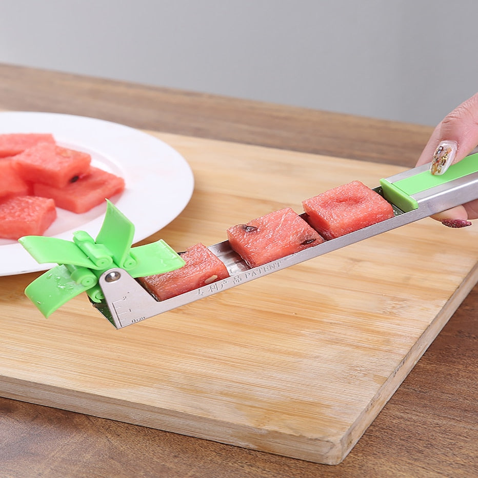 Watermelon Cutter Windmill Shape Plastic Slicer