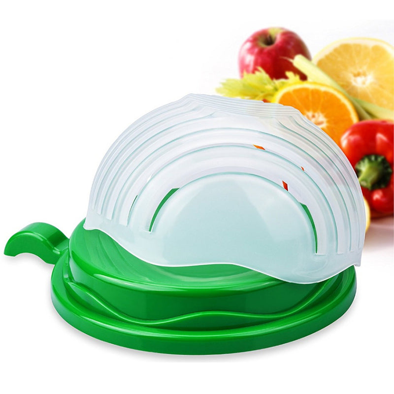 Dropship 1pc Fruit Salad Cutter Fruit & Vegetable Cutting Bowl Salad Bowl  to Sell Online at a Lower Price